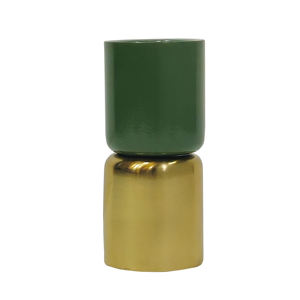 เชิงเทียนเหล็กรูปทรงกลองที่วางเทียนทันสมัยอย่างยั่งยืนที่วางเทียนเหล็กรูปทรงกลองแฮนด์เมด - Product Image 2