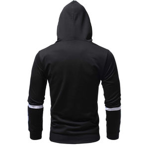 Sudadera con Capucha Extra Grande para Hombre, Diseño con Cordón y Estampado de Rayas, Sudadera Lisa de Invierno, Felpa de Algodón, Ropa Urbana al por Mayor - Product Image 3