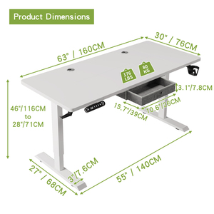 Mstar hai chân điện có thể điều chỉnh chiều cao ngồi đứng thay thế bàn hiện đại Hai/ba giai đoạn nâng bảng Ergonomic chuyển đổi - Product Image 3