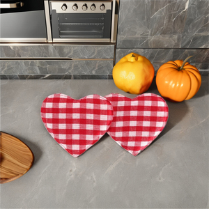 Taille personnalisée Dernières mitaines de four design 100% toile de coton pur, porte-casseroles en coton recyclé pour la cuisine Exportateur en Inde - Product Image 6