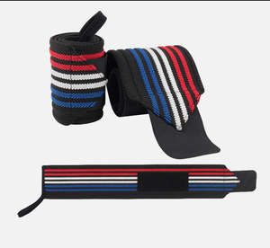 ที่กำหนดเองปรับ Powerlifting ยิมผ้าฝ้ายนุ่มข้อมือห่อ - Product Image 4