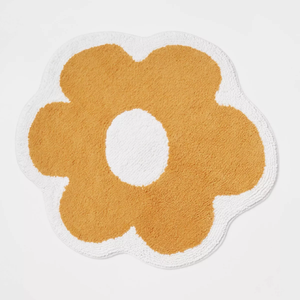 Tapis de bain en forme de fleur en coton pour enfants - Product Image 3