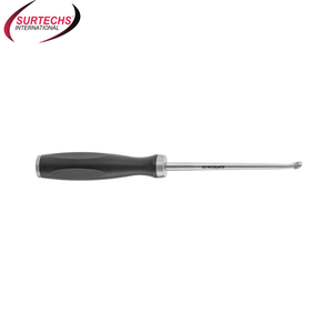 Surtechs ENT Otologie Opération Otoscopie Instruments Micro Crochet D'oreille Ascenseur Couteau Curette avec Aspiration - Product Image 4