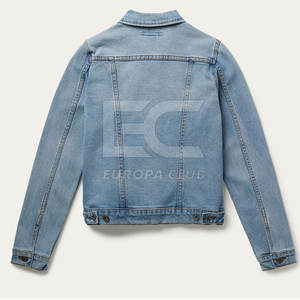 Chaqueta de Mezclilla para Hombre de Manga Larga, Nueva Llegada de Fábrica, Chaqueta de Mezclilla para Hombre Personalizada al por Mayor - Product Image 2