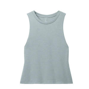 Débardeur pour femmes grande taille personnalisé, vente chaude, couleur unie personnalisée, basique, respirant, décontracté, écologique, séchage rapide, logo sur le devant - Product Image 2