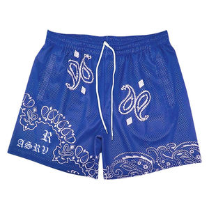 Pantalones cortos de malla de gimnasio para hombre de alta calidad 2024, pantalones cortos de baloncesto con estampado personalizado, sublimados sólidos, venta al por mayor privada, tabla de playa de moda - Product Image 4