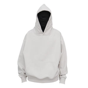 <b>Cross</b>-Border Heavyweight 460g Men's Hooded Sweatshirt with Puff Print Design Sporty Streetwear Style Custom Hoodies - Product Image 1