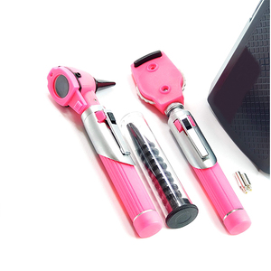 Mini juego de otoscopio de fibra óptica, juego de examen de diagnóstico médico otoscopio de bolsillo otoscopio quirúrgico Ent - Product Image 4