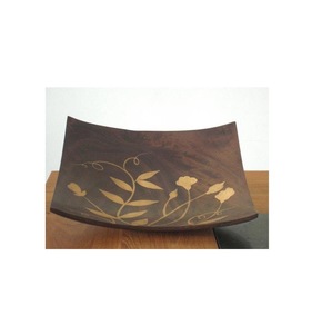 Assiette et vaisselle en bois fruits pour fête de mariage avec vaisselle taille différente et couleur bois naturel - Product Image 4