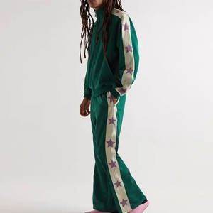 Pantalons de jogging larges en mohair sur mesure, taille haute, streetwear, OEM, pantalons de jogging amples avec fermeture élastique à la taille - Product Image 4