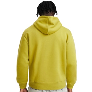 Sweatshirt à capuche surdimensionné en coton lourd lavé à l'acide vierge imprimé de logo personnalisé pour hommes - Product Image 5