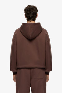 Conjunto de Chándal Grueso de Invierno de Primera Calidad, Talla Grande, con Logotipo Personalizado, Sudadera con Capucha y Pantalones Deportivos, 2 Piezas, Forro Polar, Ecológico - Product Image 3