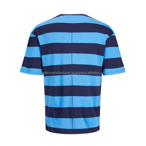 เสื้อยืดผ้าฝ้าย100% สำหรับผู้ชายพิมพ์ลายเองพร้อมโลโก้150 GSM ลำลอง2ชิ้น - Product Image 6