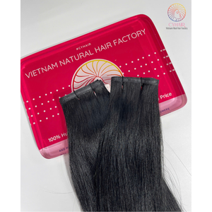 Usine de cheveux 100% extensions de cheveux humains noirs naturels droits vietnamiens au prix de gros 20 pouces cheveux vietnamiens - Product Image 2