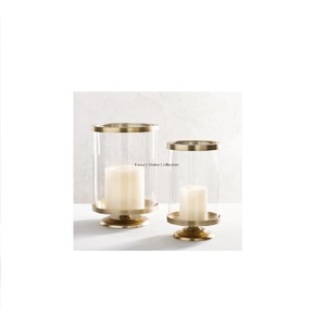 Fancy Iron Made Tabletop Decorative <b>Candle</b> Holder Gold Color Shiny Plated Handmade Designer Luxury Home Collection Durable - Product Image 5