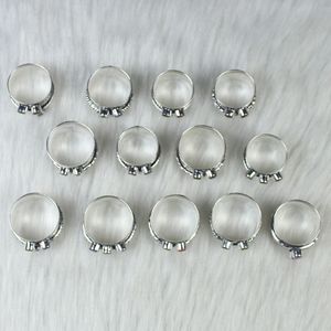 Synthetic Multi Color Glass Gemstone <b>Spinner</b> <b>Rings</b> Jewelry Beautiful Quality Collet <b>Spinner</b> <b>Rings</b> Jewelry for Woman - Product Image 6