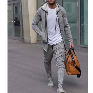 Logo personnalisé de qualité supérieure hommes survêtements marque privée ensembles de survêtement tricot coton Premium Tech polaire survêtements - Product Image 4