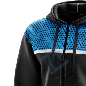 เสื้อสเวตเตอร์แขนยาวมีฮู้ดพิมพ์ลายแบบกำหนดได้,เสื้อสเวตเตอร์มีฮู้ดหลากสีสำหรับผู้ชาย - Product Image 3