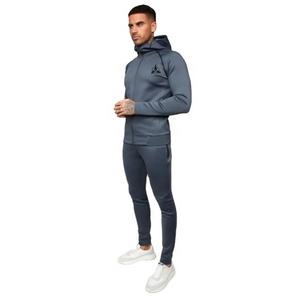 Survêtement d'hiver personnalisé pour hommes vêtements de sport décontractés lettre impression Slim Fit Jogging couleur unie polyester coton grande taille logo - Product Image 1