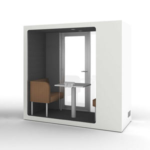 Pod de bureau insonorisé de haute qualité pour les réunions X pour les vis à vis en face-à-face avec canapés de table intégrés Caractéristiques de réduction du bruit - Product Image 4