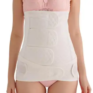 Bộ Đai Quấn Bụng Sau Sinh Hỗ Trợ Xương Sống Bền Vững Đặc Tính Thoáng Khí Bộ Đai Quấn Bụng Chống Dị Ứng Bằng Cotton Nguyên Chất Bmama (3 Dây Đeo) - Product Image 1