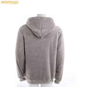 Sweat à capuche Sherpa de haute qualité hommes qualité supérieure saison d'hiver pull tissus sweat à capuche pour hommes respirant sweat à capuche lourd - Product Image 6