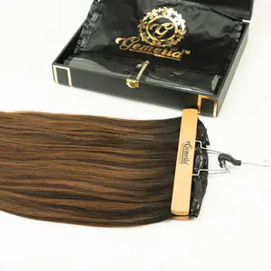 Beste Zoek Natuurlijke Bruin Haar Extensions Kleur #4 Bruin #3 Cuticula Uitgelijnd Virgin Cambodjaanse Haar Vendor Geen Wirwar haar