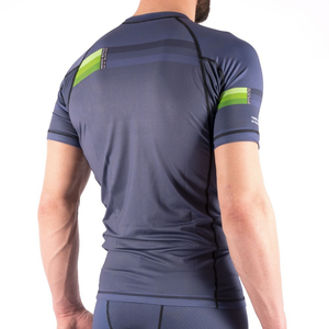 Nouvelle arrivée sur mesure pour hommes Rash Guard manches longues MMA imprimé Logo Compression Sublimation Technique toile à manches courtes - Product Image 4