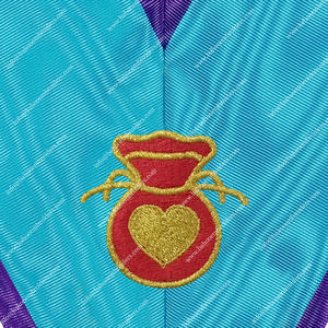 ปลอกคอเจ้าหน้าที่เมสันิกรีกาเลียของเมมฟิส มิสราเอมพิธีกรรมปลอกคอผู้ป่วย - Product Image 2