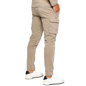 Derniers pantalons cargo pour hommes en toile légère, tricotés sur mesure, teints en pièce, respirants, écologiques, vente en gros à bas prix - Product Image 3