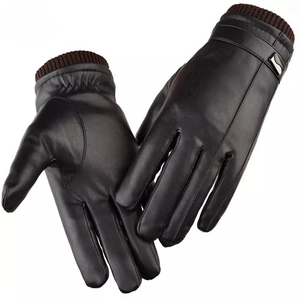 Gants en cuir véritable pour hommes Gants de conduite souple pour l'hiver Gants en cuir véritable pour hommes Gants en cuir tendance - Product Image 5