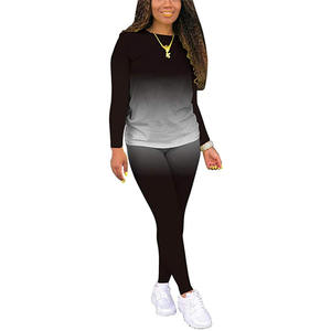 Conjunto Deportivo de Algodón para Mujer, Diseño Personalizado de Fábrica, Conjunto Deportivo Informal de Felpa para Invierno / Fabricante Mayorista de Ropa Informal - Product Image 1