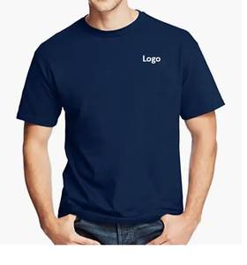 Vente en gros de t-shirts à manches courtes pour hommes 190gsm, hauts, impression de logo personnalisé, fourniture en vrac de t-shirts longs vierges simples pour hommes et femmes - Product Image 3