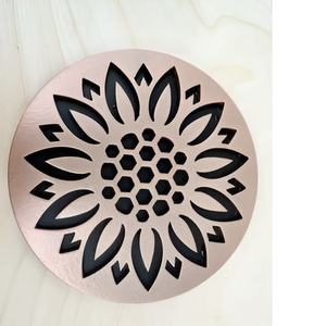 Modern Luxury Hot Selling Round Shape Metal <b>Coaster</b> for Home Hotel Office Use Item Best Quality Serving <b>Drinks</b> <b>Coaster</b> - Product Image 6