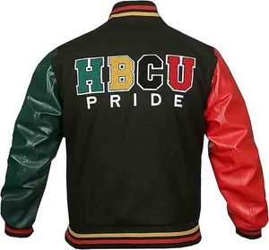 เสื้อแจ็คเก็ตเบสบอลทรงบอมเบอร์ผ้าวูลคุณภาพสูงสำหรับผู้ชาย ปรับแต่งได้ พร้อมเข็มขัดผ้าซาติน กันน้ำ ระบายอากาศ เป็นมิตรกับสิ่งแวดล้อม รับผลิตตามแบบ (OEM) สำหรับฤดูหนาว - Product Image 3