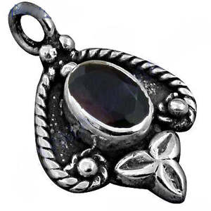 Pendentif en argent 925 pour femme avec onyx, turquoise et opale en or rose, bijou religieux, cadeau - Product Image 2