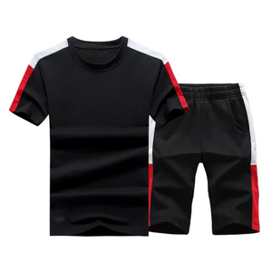 Best Quality <b>Men</b> T <b>Shirt</b> and Short Set <b>Men</b> 2 Piece <b>Summer</b> Fashion Short Sleeve T <b>Shirts</b> Custom Fabric Casual - Product Image 5