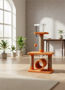 Griffoir pour chats Amistar Mandarinka de haute qualité, adapté à toutes les races et tailles de chats. - Product Image 4