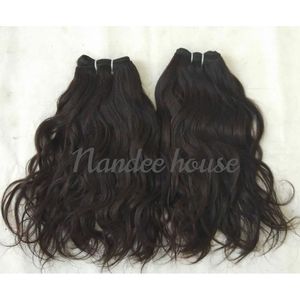 Cheveux indiens bruts ondulés 30 pouces, provenant d'un seul donneur, non traités, en vrac pour tissage - Product Image 1