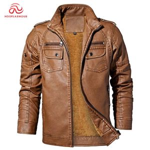 Blouson aviateur en cuir unisexe, couleur unie, décontracté, streetwear, nouvelle mode, confortable, respirant, imperméable, broderie moto - Product Image 1