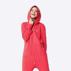 ผ้าฝ้าย80% 20% โพลีเอสเตอร์เคลือบด้านหลังผ้าฝ้ายด้านในมีซิปสีแดงสดใส่ได้ทั้งชายและหญิงแบบดั้งเดิม - Product Image 5