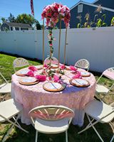 Nouveauté : Supports cylindriques en métal et acrylique, dorés, élégants, luxueux, simples, de style moderne vintage, personnalisables pour mariages et événements pour bébés