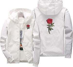 Custom Full Zipper Thin <b>Waterproof</b> <b>Running</b> Outdoor Mountain Hiking Biking <b>Lightweight</b> Hooded Windbreaker <b>Jacket</b> for Men - Product Image 5