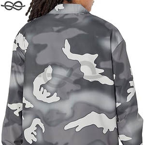 เสื้อโค้ชลายพรางกราฟิกบุรุษเสื้อลำลองมีสไตล์ใส่ในชีวิตประจำวันพิมพ์ลายไม่ซ้ำใครน้ำหนักเบาออกแบบใส่สบายสไตล์สตรีท - Product Image 5