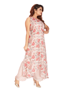 Derniers vêtements indiens pour femmes haut sur demande-Élégant ensemble Kurta de grande taille à la mode à vendre en gros au meilleur prix - Product Image 4