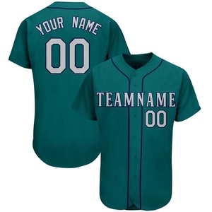 Camisetas de béisbol con botones sublimados personalizados, ropa deportiva Vintage transpirable de secado rápido, uniforme de béisbol, poliéster Spandex, nombre del equipo - Product Image 5