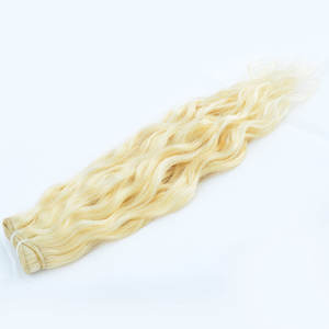 Pelucas frontales con cierre de trama de pelo de visón 100% Proveedor de cabello indio barato Paquete de ondas de cuerpo Rubio 613 Proveedores de cabello de Texas Muestra gratis - Product Image 2