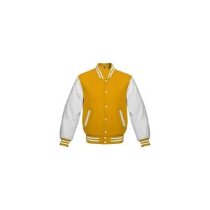Hommes High Street Style Letterman Varsity Vestes Lycée Baseball Bomber Hiver Chaud Laine Survêtement XL Toile À Capuche Longue - Product Image 1