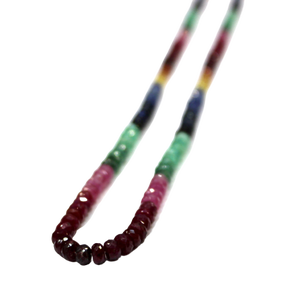 Collar de Cuentas de Zafiro Multicolor al por Mayor para Mujer, Estilo Clásico, Regalo Hecho en India - Product Image 5