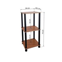 Étagère en bois multi-usages de qualité supérieure Bibliothèque organisateur Accessoires de placard de qualité supérieure